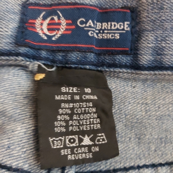 3/$25 Cambridge Classic Jean's Boys Size 10 - Picture 4 of 6